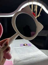 Load image into Gallery viewer, White Hand Held Mirror
