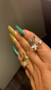 Butterfly Stacker Ring