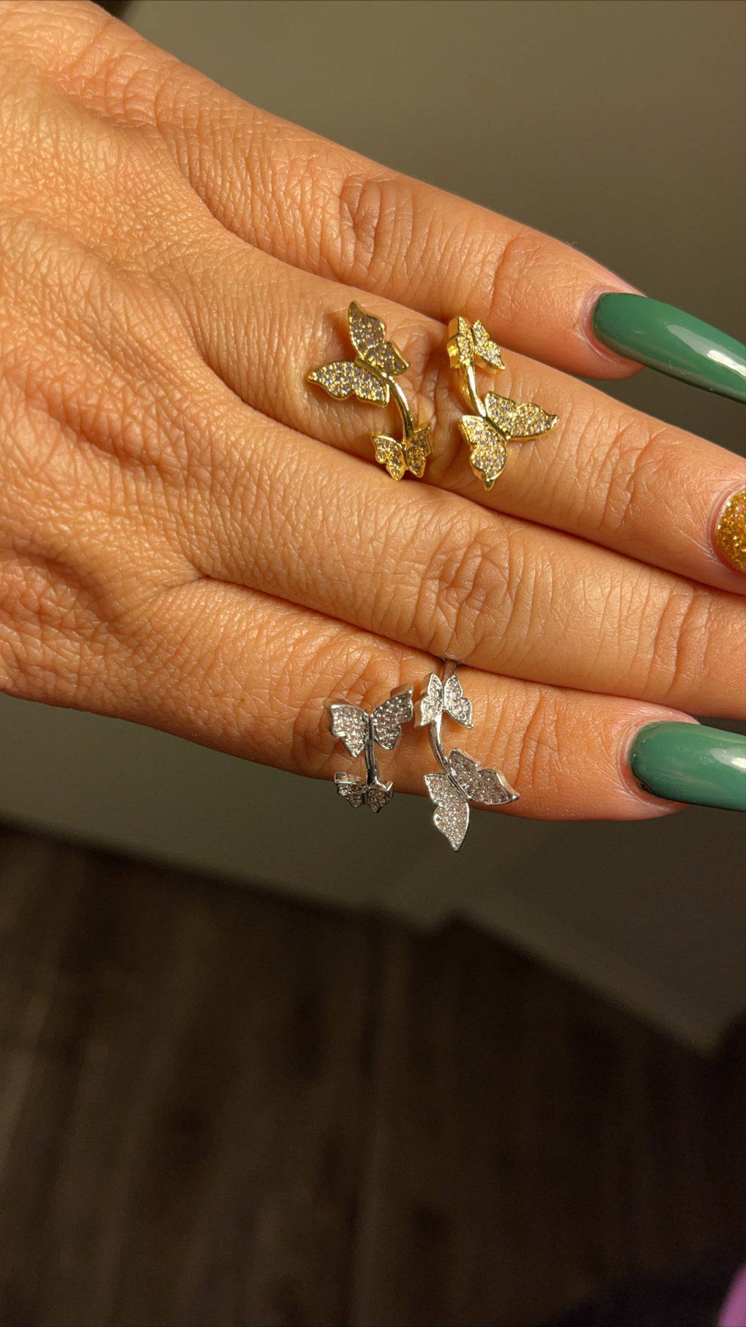 Butterfly Stacker Ring